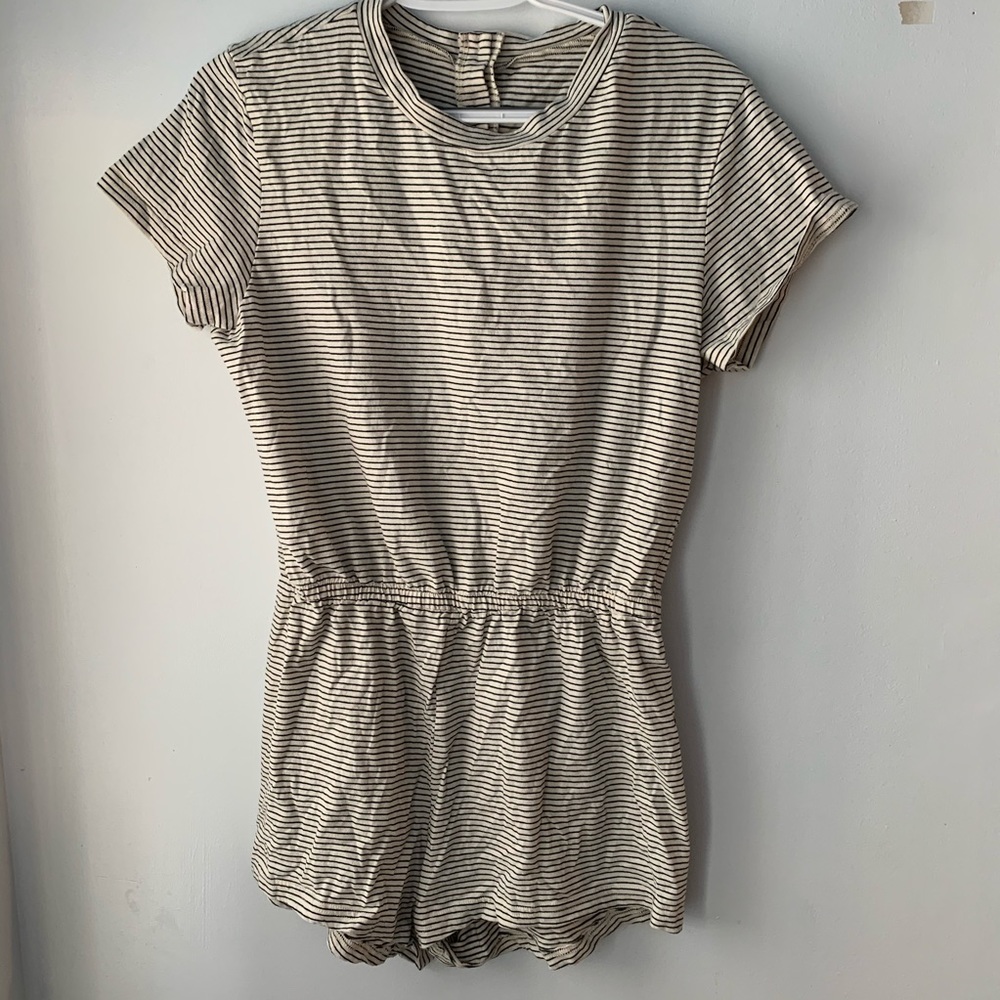 soft american apparel romper w stripes
